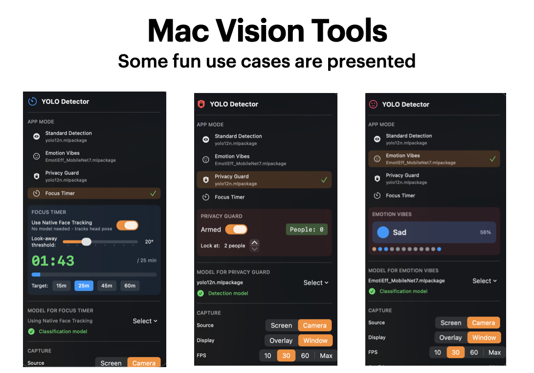 Mac Vision Tools menu bar app