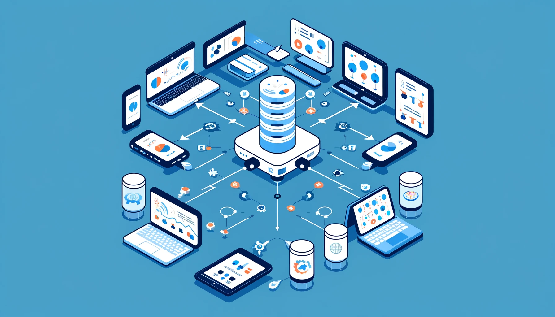 Federated Learning Illustration